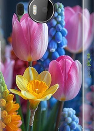 Чохол на microsoft lumia 950 xl dual sim весняні квіти "6058c-407-2448"