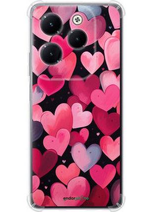 Чехол на infinix hot 40 pro сердечки 4 "5662sp-3736-2448"