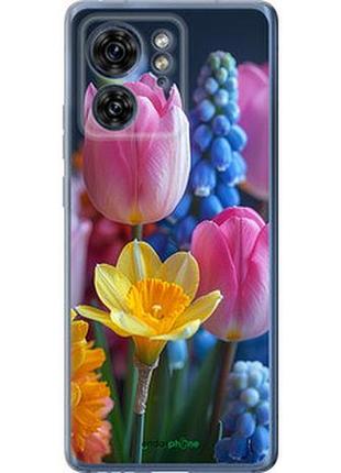 Чехол на motorola edge 40 весенние цветы "6058u-3335-2448"