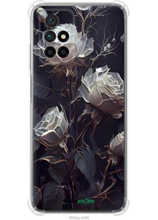 Чехол на xiaomi redmi 10 розы 2 "5550sp-2488-2448"