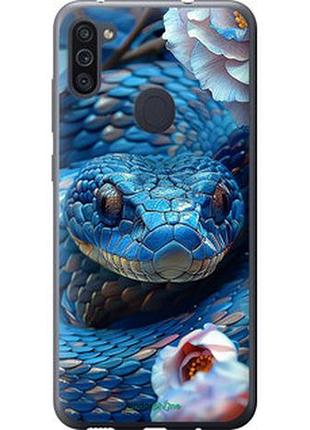 Чехол на samsung galaxy a11 a115f blue snake "6079u-2012-2448"