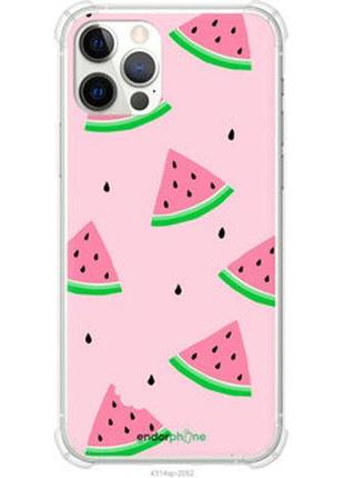 Чехол на iphone 12 pro розовый арбуз "4314sp-2052-2448"
