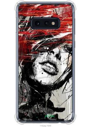 Чохол на samsung galaxy s10e обличчя дівчини "1162sp-1646-2448"