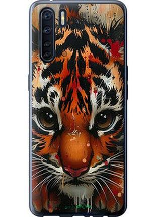 Чехол на oppo a91 mini tiger "6052u-1884-2448"