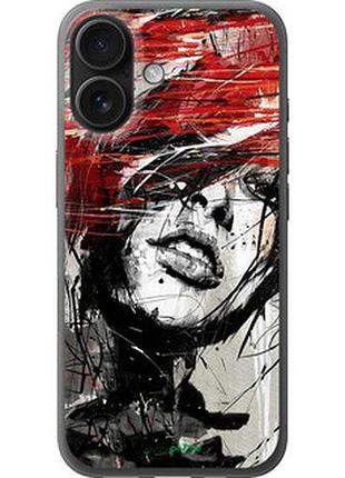 Чохол на iphone 16 обличчя дівчини "1162u-3709-2448"