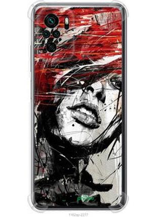 Чохол на xiaomi poco m5s обличчя дівчини "1162sp-3117-2448"