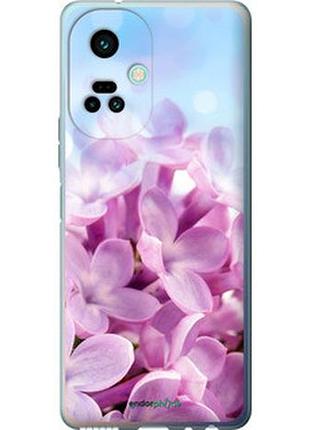 Чехол на tecno camon 19 pro (ci8n) сирень "527u-2766-2448"