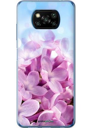 Чехол на xiaomi poco x3 pro сирень "527t-2938-2448"