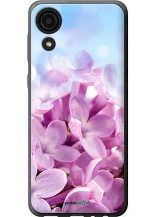 Чехол на samsung galaxy a03 core a032f сирень "527u-2539-2448"