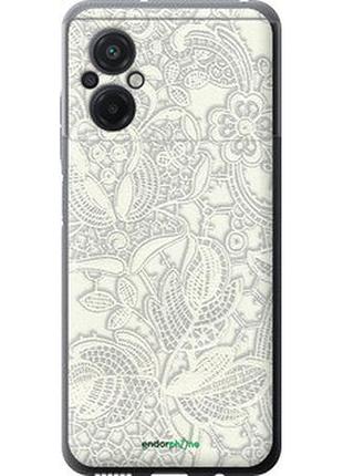 Чехол на xiaomi poco m5 белое кружево "4383u-2767-2448"