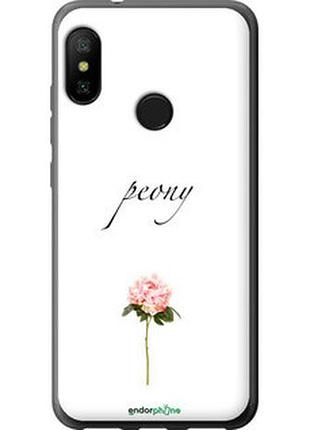 Чехол на xiaomi mi a2 lite пион "4366u-1522-2448"