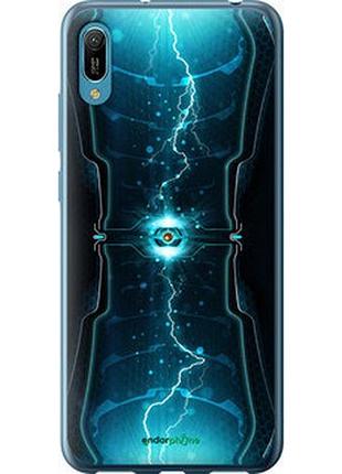 Чехол на huawei y6 2019 молнии в цилиндре "120u-1666-2448"