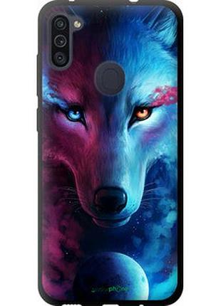 Чехол на samsung galaxy m11 m115f арт-волк "3999b-1905-2448"