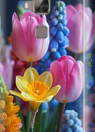 Чехол на huawei g7 plus весенние цветы "6058m-952-2448"