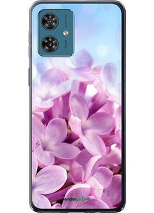 Чехол на motorola moto g54 сирень "527u-3339-2448"