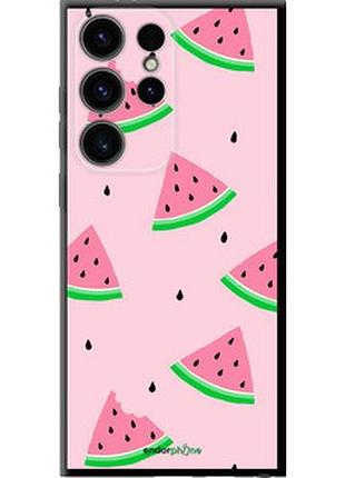 Чехол на samsung galaxy s24 ultra розовый арбуз "4314b-3389-2448"