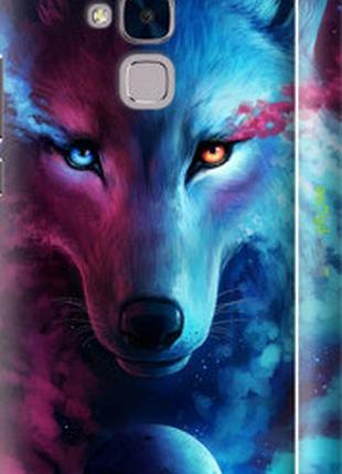Чехол на huawei honor 5c арт-волк "3999m-356-2448"