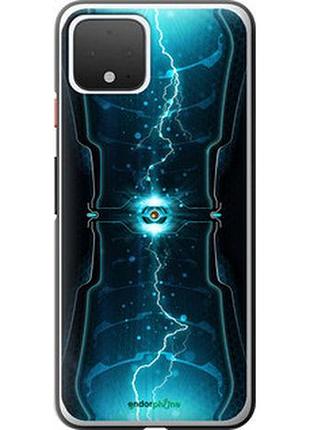 Чехол на google pixel 4 молнии в цилиндре "120t-1755-2448"