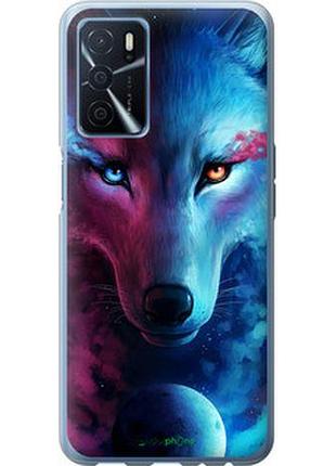 Чехол на oppo a54s арт-волк "3999u-3473-2448"