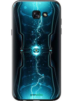Чехол на samsung galaxy a7 (2017) молнии в цилиндре "120t-445-2448"