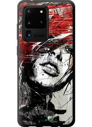 Чехол на samsung galaxy s20 ultra лицо девушки "1162b-1831-2448"