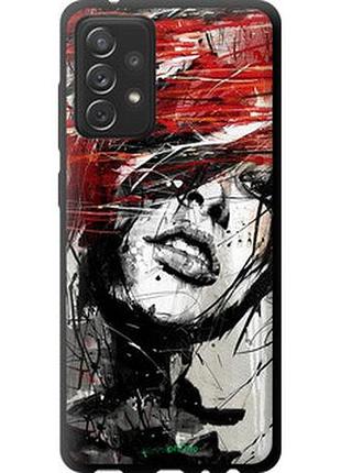 Чехол на samsung galaxy a72 a725f лицо девушки "1162b-2247-2448"
