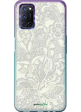 Чехол на oppo a72 белое кружево "4383u-2011-2448"