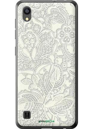 Чехол на zte blade a5 2019 белое кружево "4383u-2109-2448"