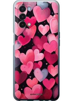 Чехол на oneplus nord n200 5g сердечки 4 "5662u-2956-2448"