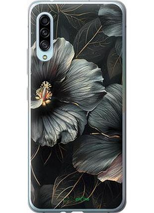 Чохол на samsung galaxy a90 5g чорні квіти "6031u-1800-2448"