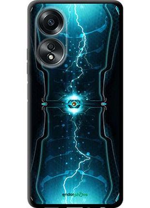 Чехол на oppo a58 4g молнии в цилиндре "120b-3184-2448"