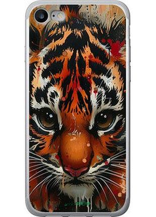 Чехол на iphone se 2022 mini tiger "6052u-3737-2448"