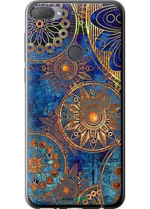 Чехол на htc desire 12 plus золотой узор "678u-1485-2448"