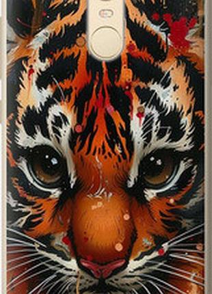 Чехол на xiaomi redmi note 3 mini tiger "6052t-95-2448"