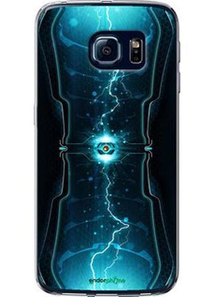 Чехол на samsung galaxy s6 edge g925f молнии в цилиндре "120t-83-2448"