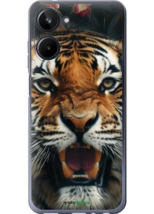 Чехол на realme 10 тигровое величие "6080u-2946-2448"