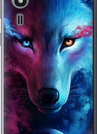 Чехол на samsung galaxy a2 core a260f арт-волк "3999u-1683-2448"