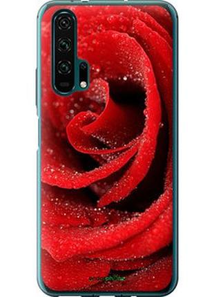 Чехол на huawei honor 20 pro красная роза "529u-1702-2448"