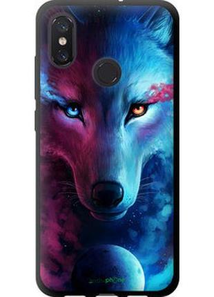 Чехол на xiaomi mi8 арт-волк "3999b-1499-2448"