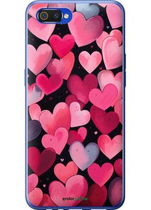 Чехол на realme c2 сердечки 4 "5662t-1852-2448"