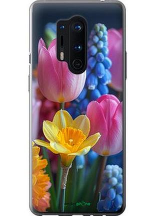 Чехол на oneplus 8 pro весенние цветы "6058t-1896-2448"