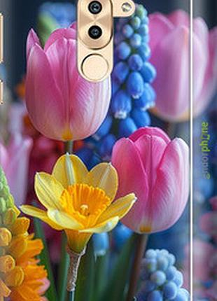 Чехол на huawei honor 6x весенние цветы "6058m-460-2448"