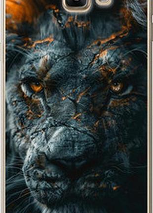Чехол на samsung galaxy a9 pro пламенный лев "6153u-724-2448"