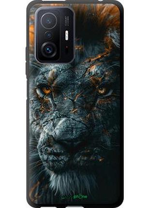 Чехол на xiaomi 11t pro пламенный лев "6153b-2552-2448"