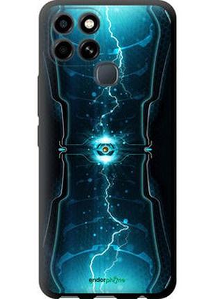 Чехол на infinix smart 6 молнии в цилиндре "120b-2758-2448"