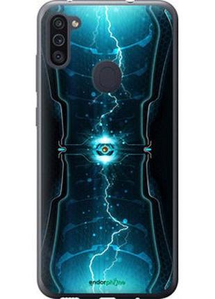 Чехол на samsung galaxy m11 m115f молнии в цилиндре "120t-1905-2448"