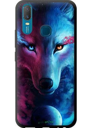 Чехол на vivo y11 арт-волк "3999b-629-2448"