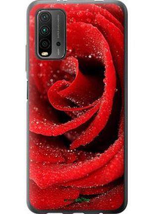 Чехол на xiaomi redmi 9t красная роза "529t-2257-2448"
