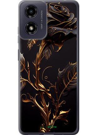 Чехол на motorola moto g24 роза 3 "5552u-3659-2448"