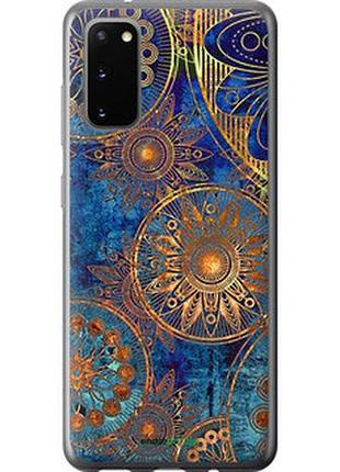 Чехол на samsung galaxy s20 золотой узор "678u-1824-2448"